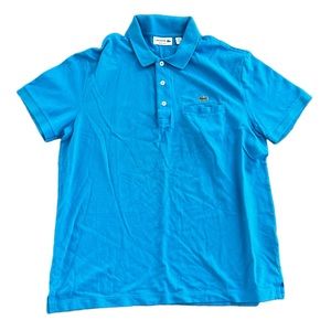 Lacoste blue polo shirt size L